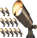 12 Pack Brass Low Voltage Spotlights