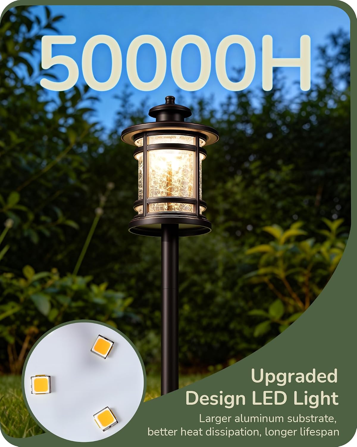 6 Pack Low Voltage LED Path Lights