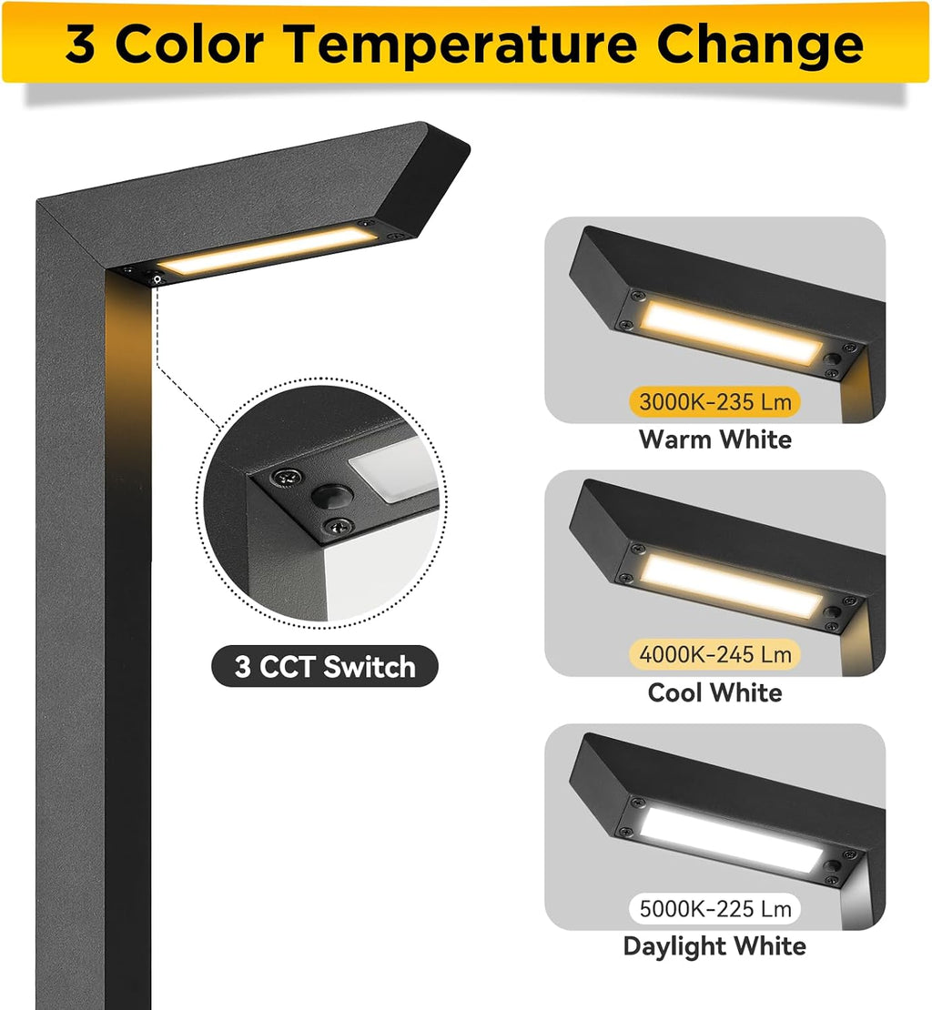 12 Pack 3CCT Low Voltage Path Lights