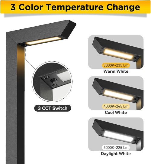 12 Pack 3CCT Low Voltage Path Lights