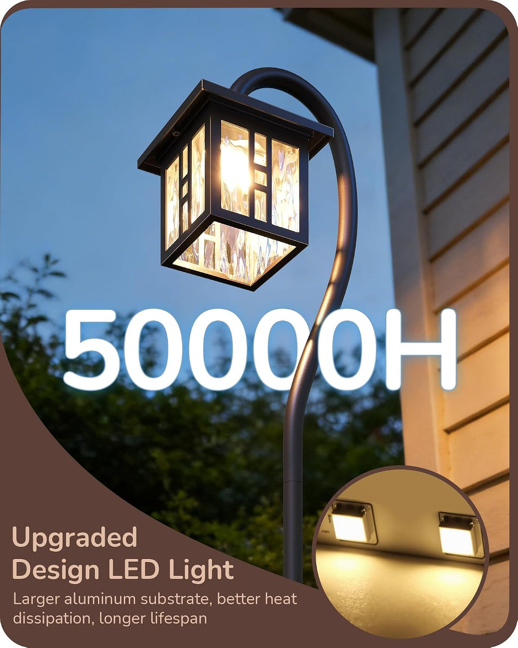 4 Pack Bronze Low Voltage Path Lights