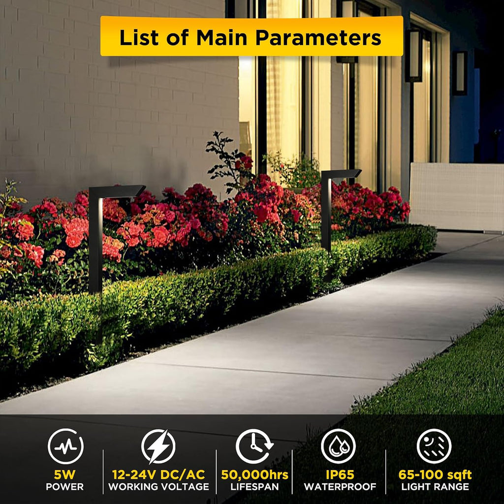 12 Pack 3CCT Low Voltage Path Lights