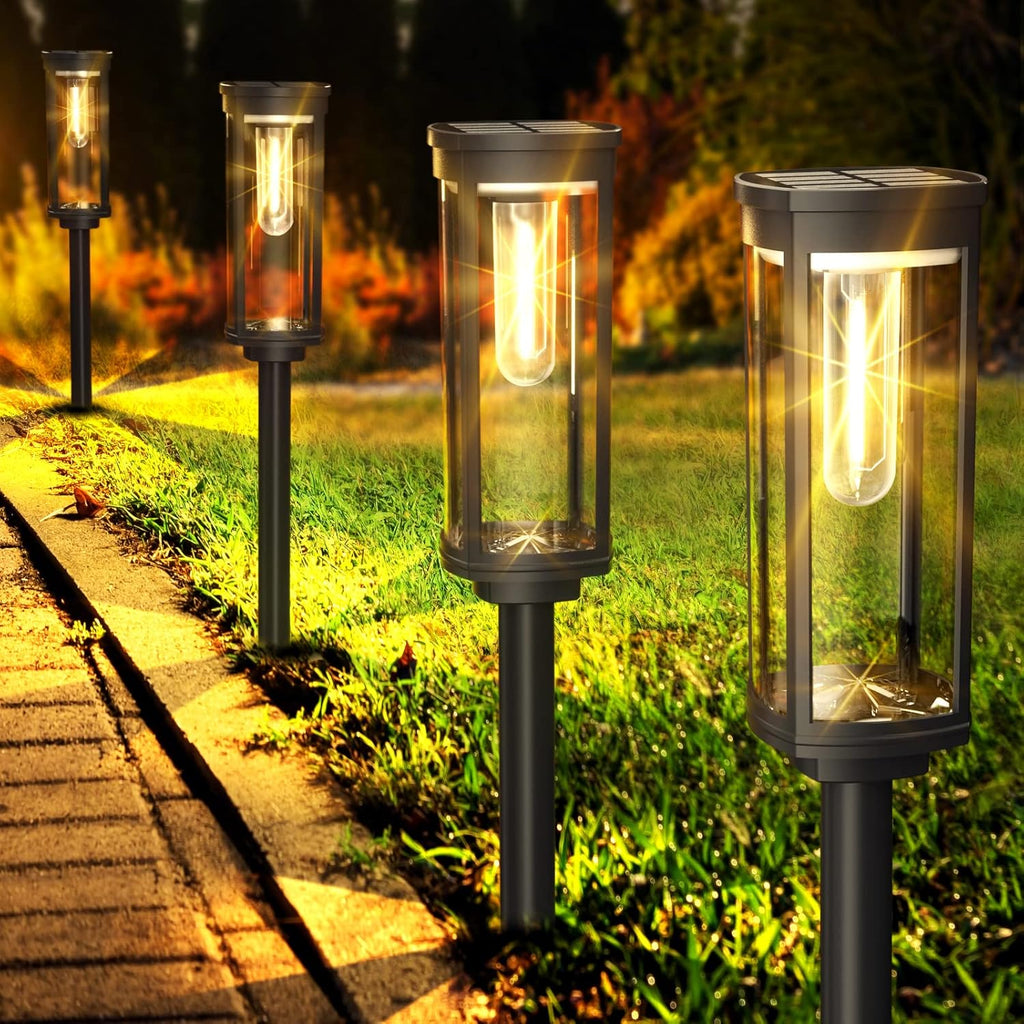 6 Pack Waterproof Solar Path Lights