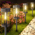 8 Pack Waterproof Solar Path Lights
