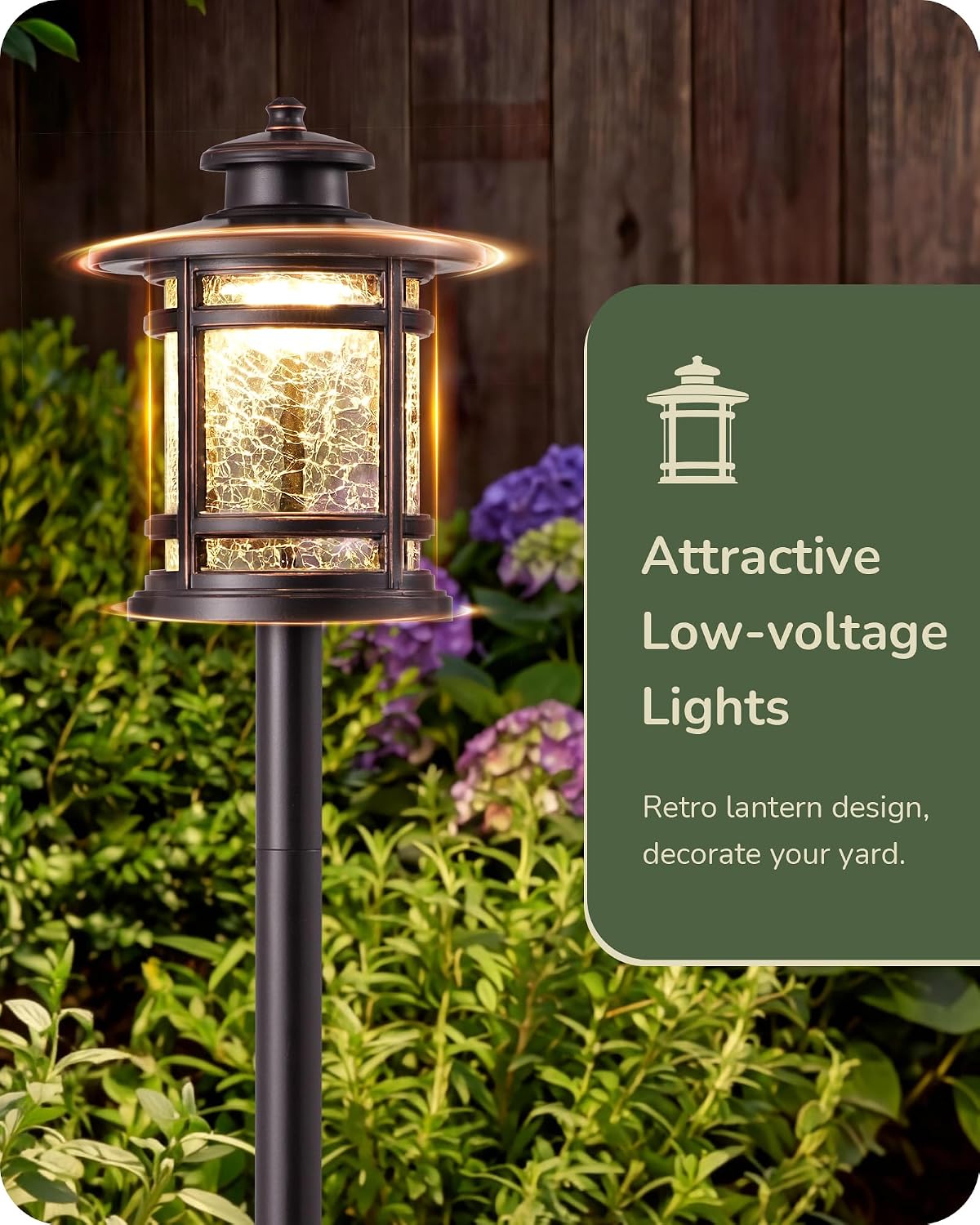 6 Pack Low Voltage LED Path Lights