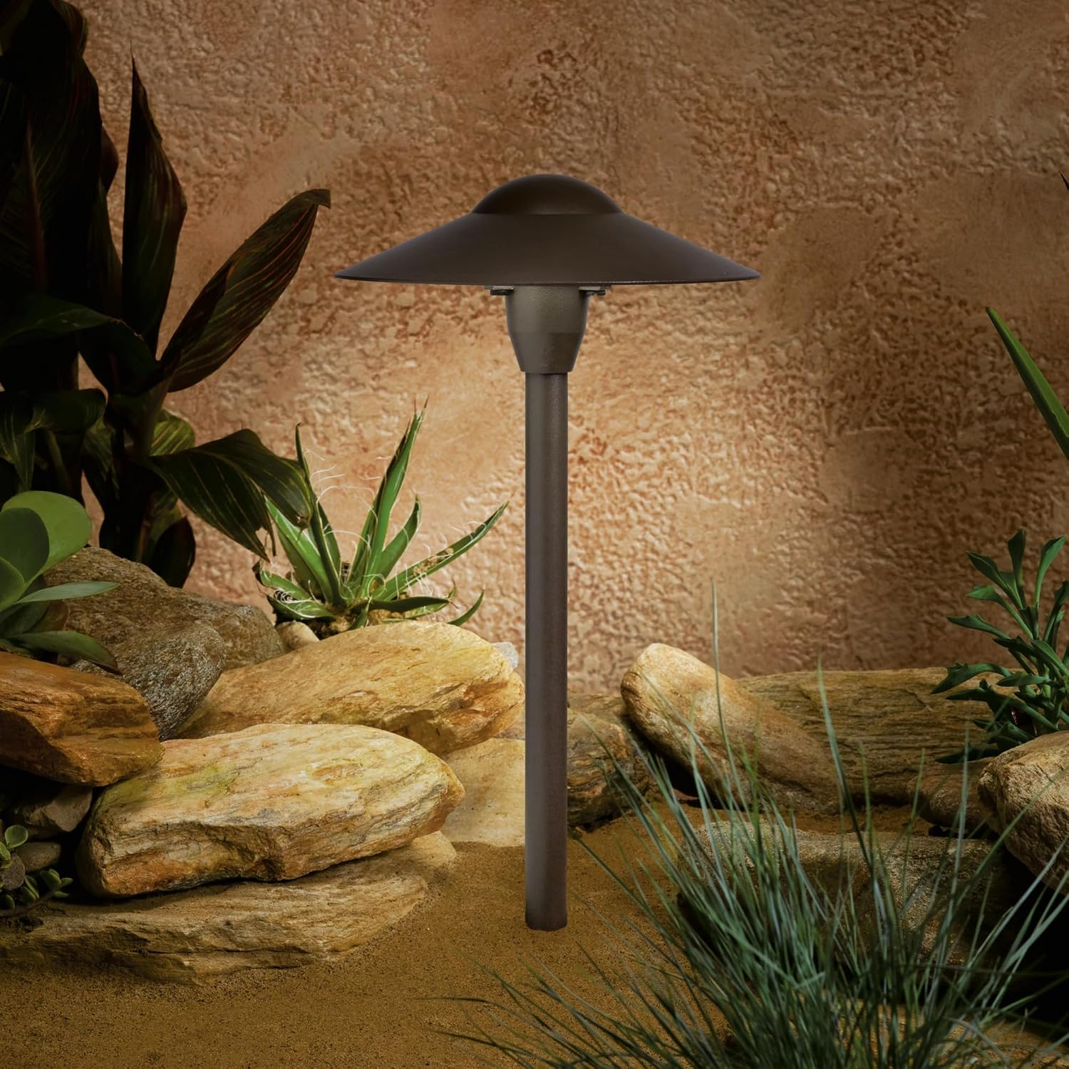 Textured Bronze 12V Path Light
