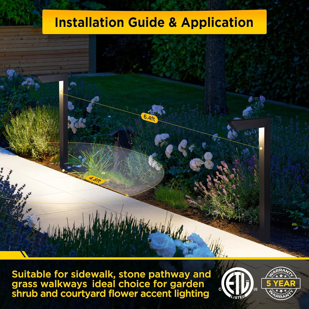 12 Pack 3CCT Low Voltage Path Lights