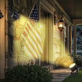 4PK Black Warm White Solar Spotlights