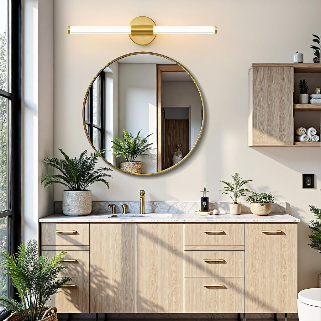 Dimmable Gold LED Vanity Light Bar