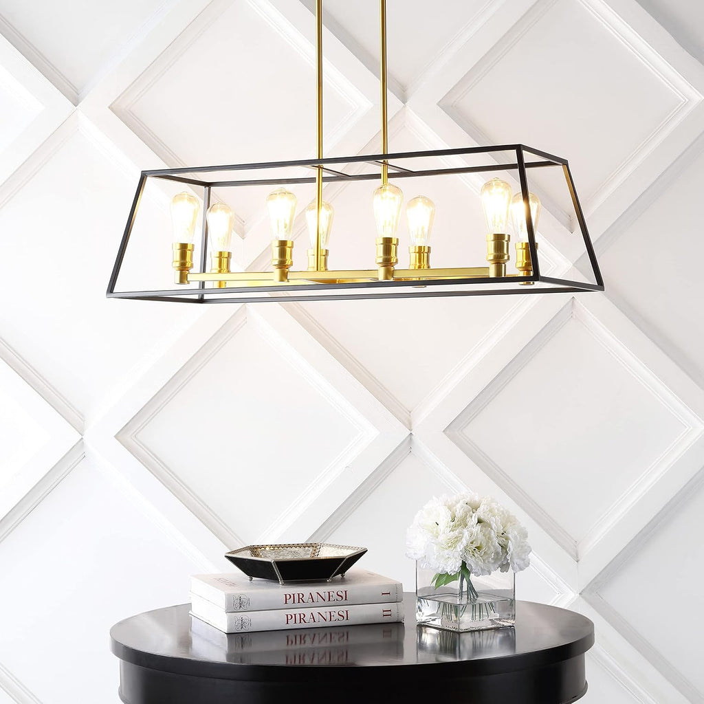 8-Light Cage Kitchen Island Pendant