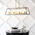 8-Light Cage Kitchen Island Pendant